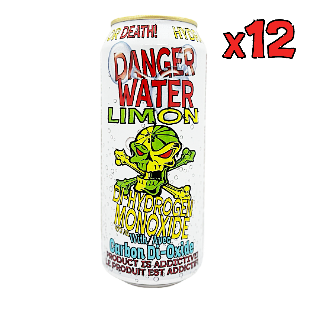 Danger Water Limon 12 Pack