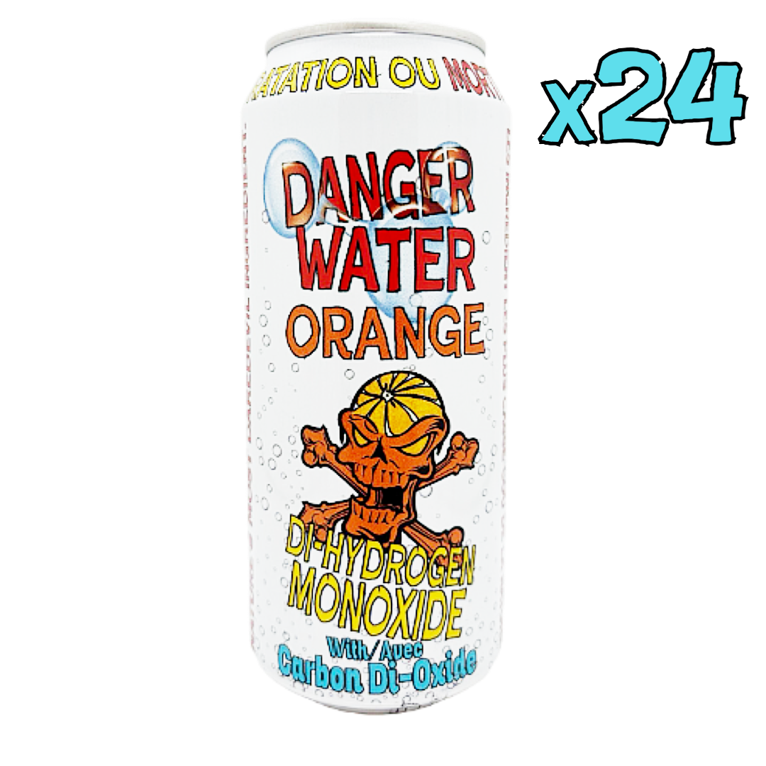 Danger Water Orange 24 Case Flat