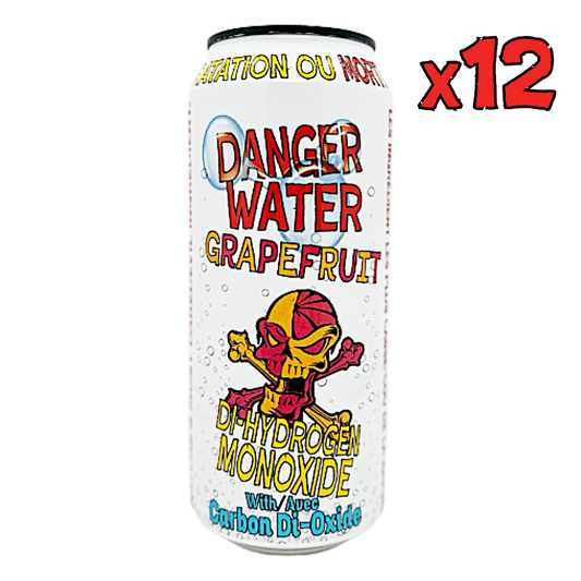 Danger Water Grapefruit 12 Pack