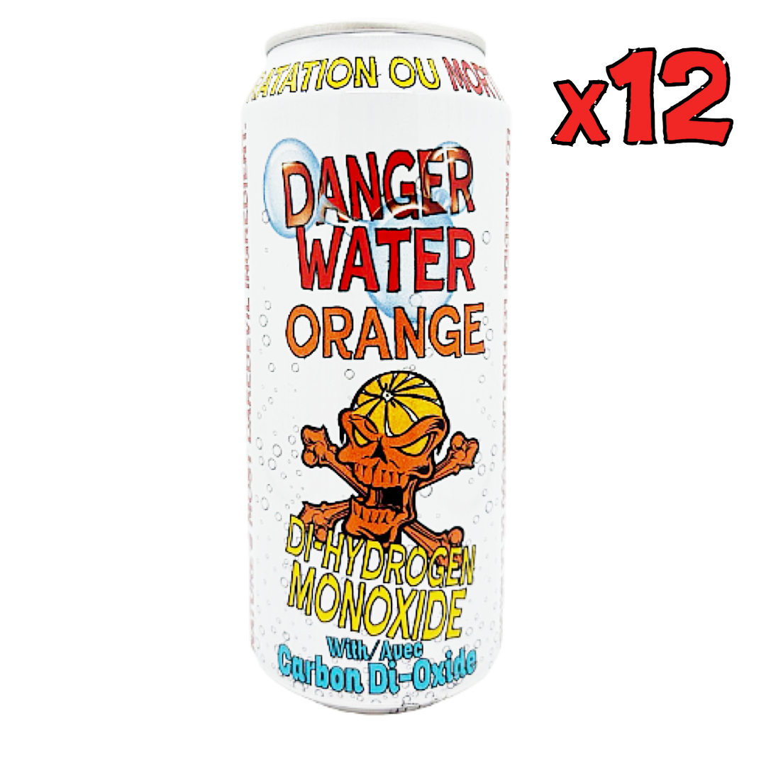 Danger Water Orange 12 Pack