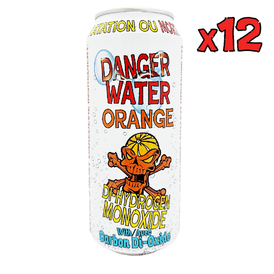 Danger Water Orange 12 Pack