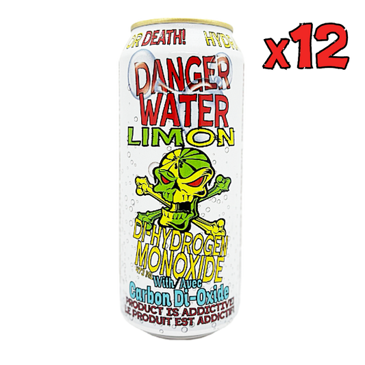 Danger Water Limon 12 Pack
