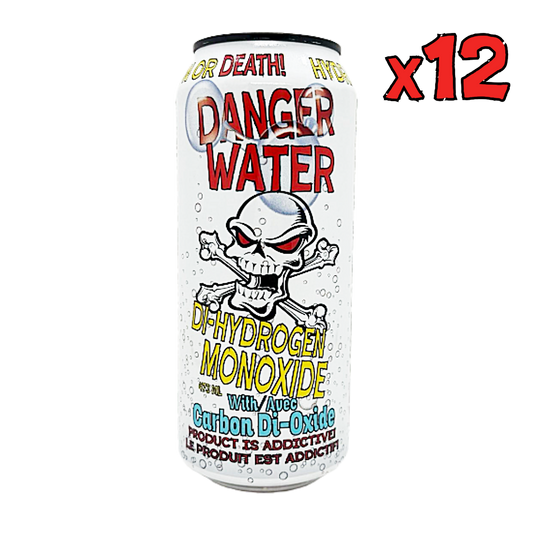 Danger Water Carbonated 12 Pack