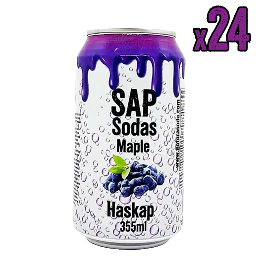 SAP Sodas Maple Haskap 24 Case Flat