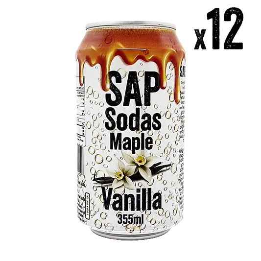 SAP Sodas Maple Vanilla 12 Pack