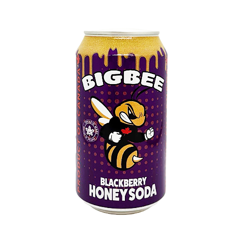 BIGBEE Blackberry Honey Soda 355ml